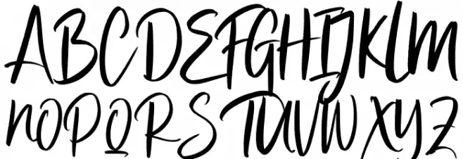 Bestania Schriftart Groß
