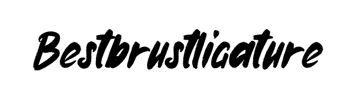 Bestbrust ligature  Free Fonts Download
