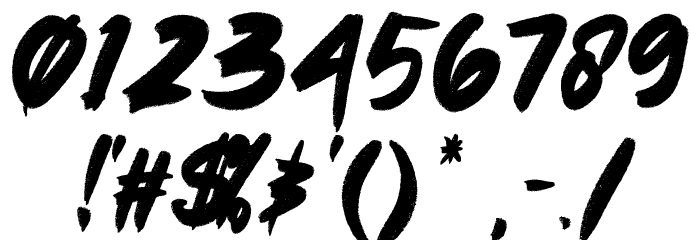Bestbrust Font OTHER CHARS