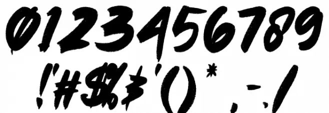 Bestbrust Font OTHER CHARS