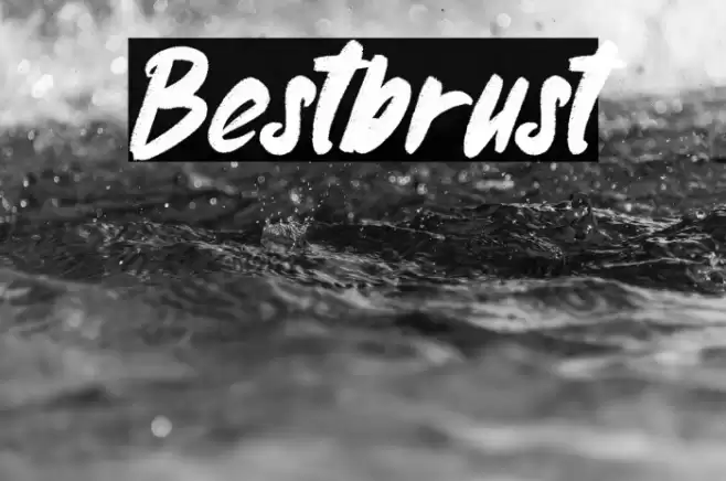 Bestbrust Font examples