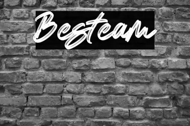Besteam Шрифта examples