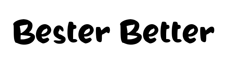 Bester Better  Free Fonts Download