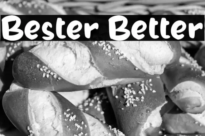 Bester Better Font examples