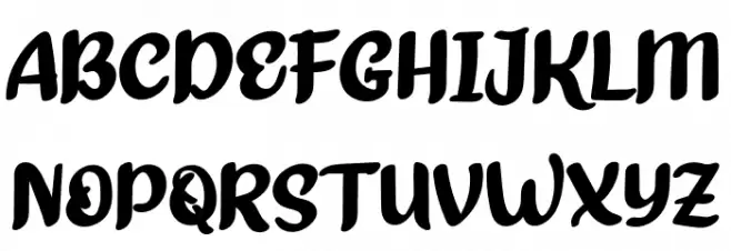 Bester Keefi Personal Use Шрифта ВЕРХНИЙ