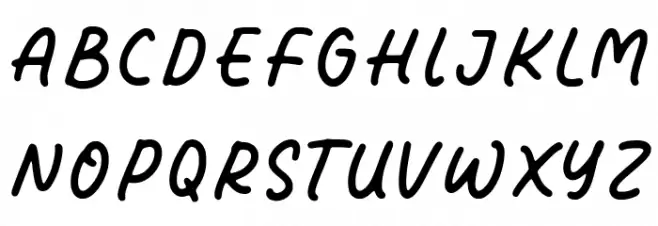 Bestfriend Font Litere mari