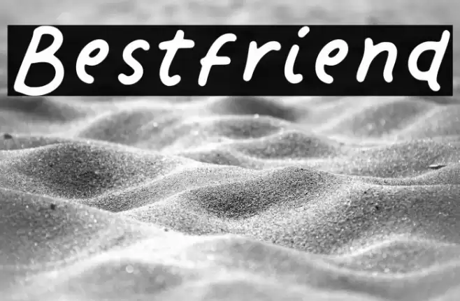 Bestfriend Font examples