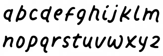 Bestfriend Font LOWERCASE