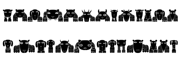 Bestia Regular Font OTHER CHARS