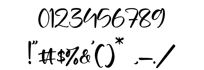 Bestiality Font OTHER CHARS