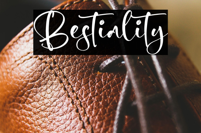 Bestiality Example 1