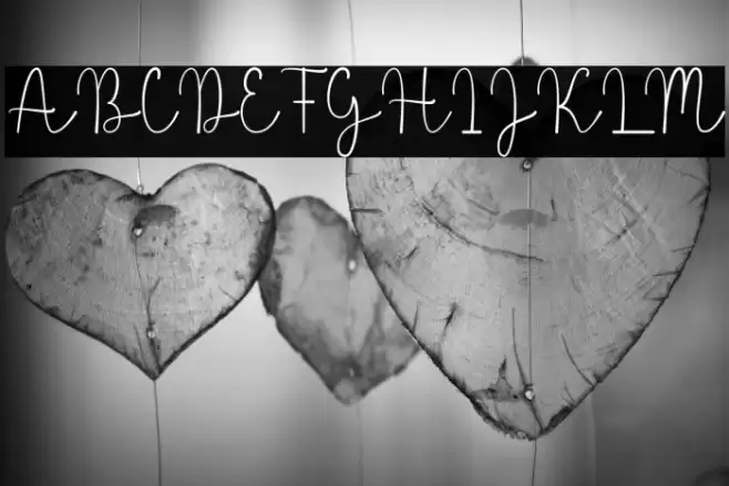 Bestiana Schriftart examples