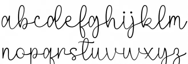 Bestiana Schriftart Kleinbuchstaben