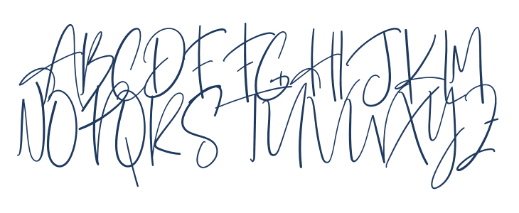 Bestie Signature Uppercase