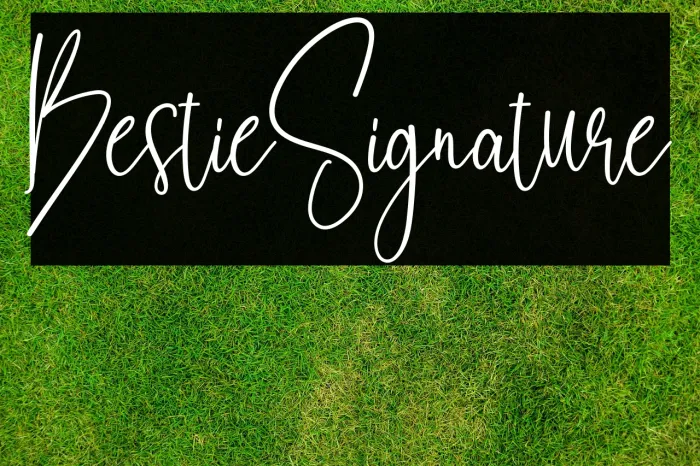 Bestie Signature Example 3