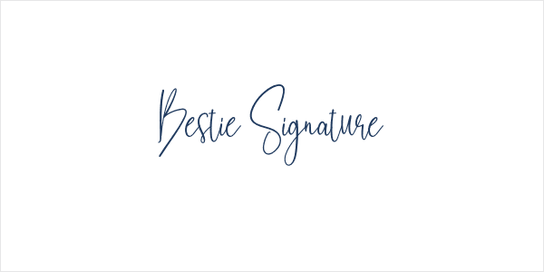 Bestie Signature Logo