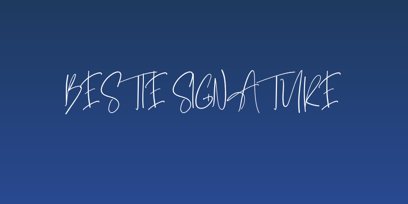 Bestie Signature Social Header