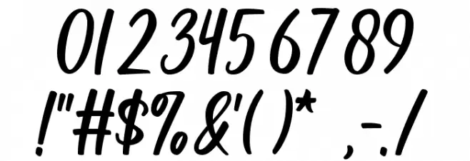 Bestie Font OTHER CHARS