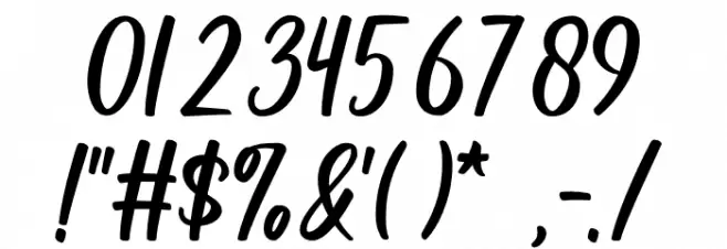 Bestie Font OTHER CHARS