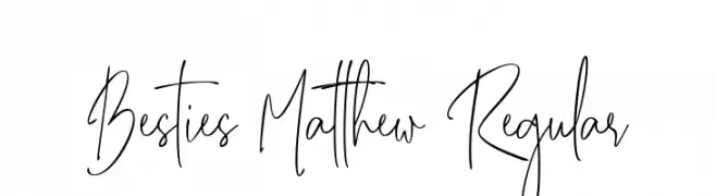 Besties Matthew Regular  Fuentes Gratis Descargar