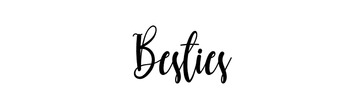 Besties  font caratteri gratis