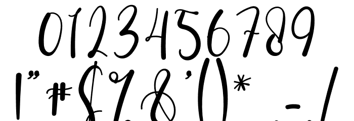 Besties Font OTHER CHARS