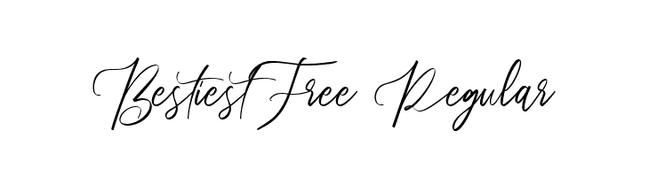 Bestiest Free Regular  免费字体下载