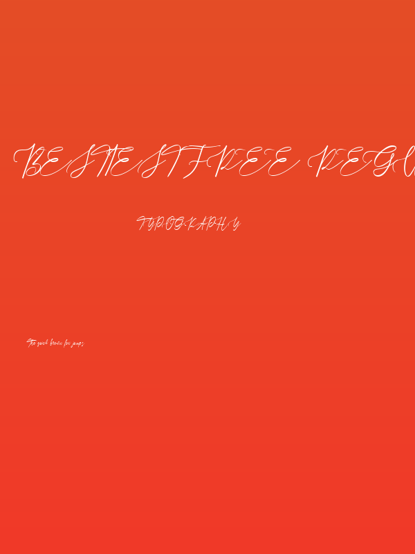 Bestiest Free Regular Poster