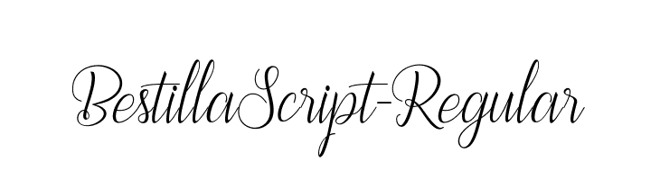 BestillaScript-Regular Font
