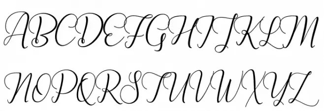 BestillaScript-Regular Fonte MAIÚSCULAS