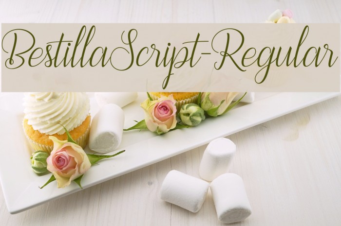 BestillaScript-Regular Font examples