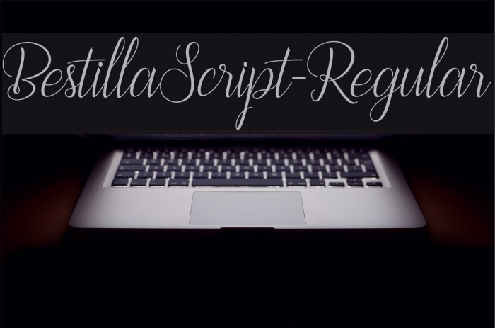 BestillaScript-Regular Font examples
