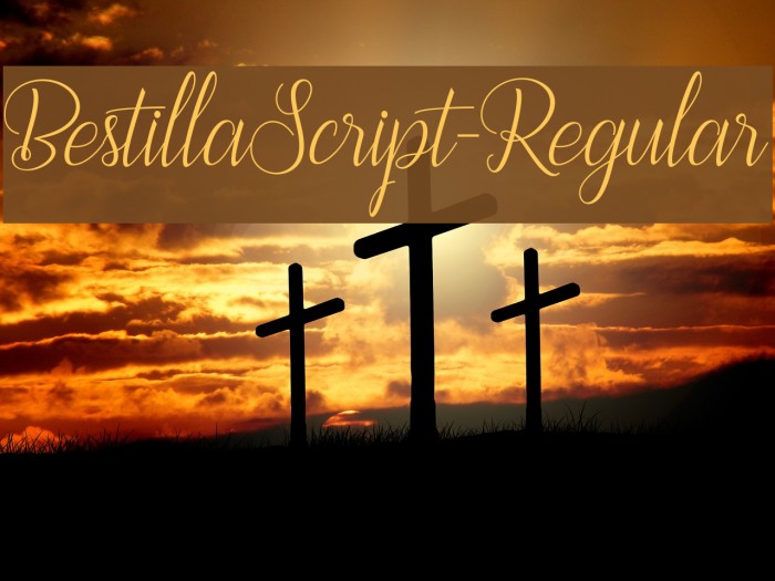 BestillaScript-Regular Font examples