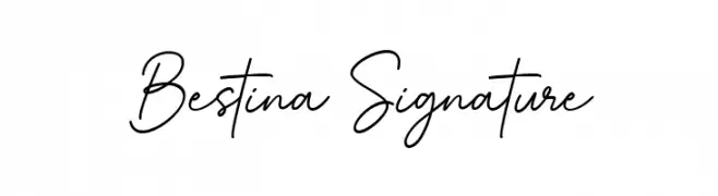 Bestina Signature  font caratteri gratis