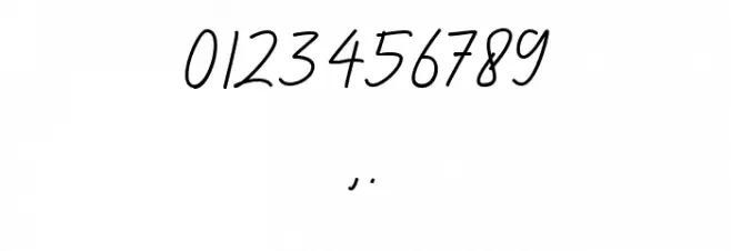 Bestina Signature फ़ॉन्ट अन्य घर का काम