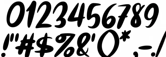 Bestina Font OTHER CHARS