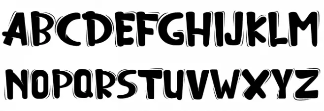 Bestinclass Шрифта ВЕРХНИЙ