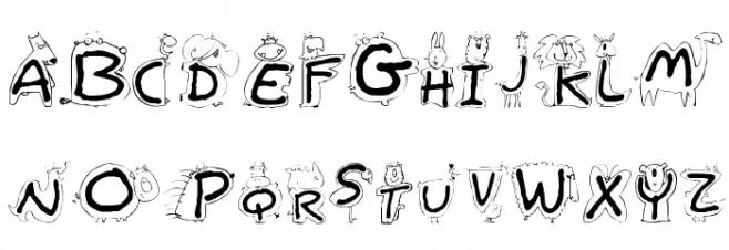 Bestioles Font Litere mici