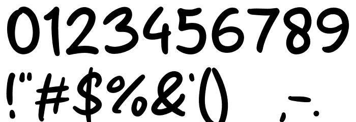 Bestiyam Font OTHER CHARS