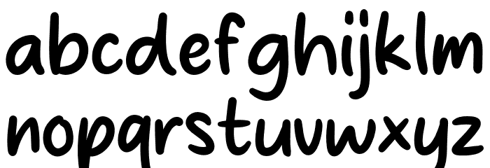 Bestiyam Font LOWERCASE