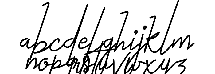 Bestlife Font LOWERCASE