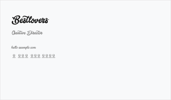 Bestlovers Business Card
