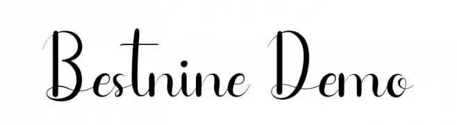 Bestnine Demo  Frei Schriftart Herunterladen