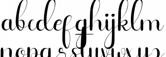 Bestnine Demo Schriftart Kleinbuchstaben