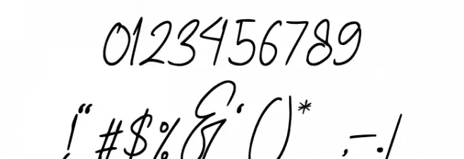 Bestone Font OTHER CHARS
