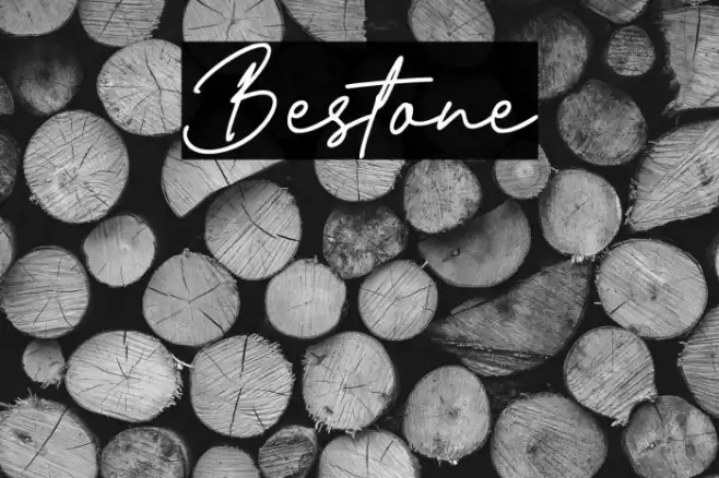 Bestone Font examples