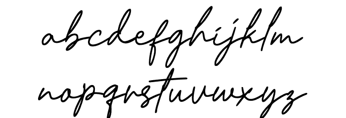Bestone Font LOWERCASE
