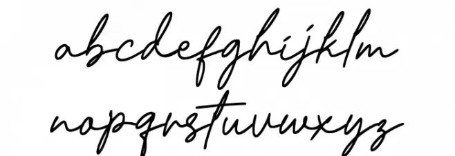Bestone Font LOWERCASE
