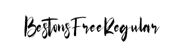 Bestons Free Regular  font caratteri gratis