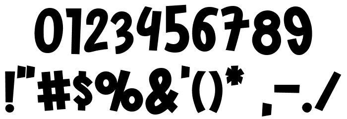 Bestoom Bold Font OTHER CHARS